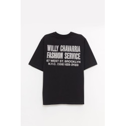 WILLY CHAVARRIA BLACK BEAUTY FASHION SERVICES STANDARD T SHIRT